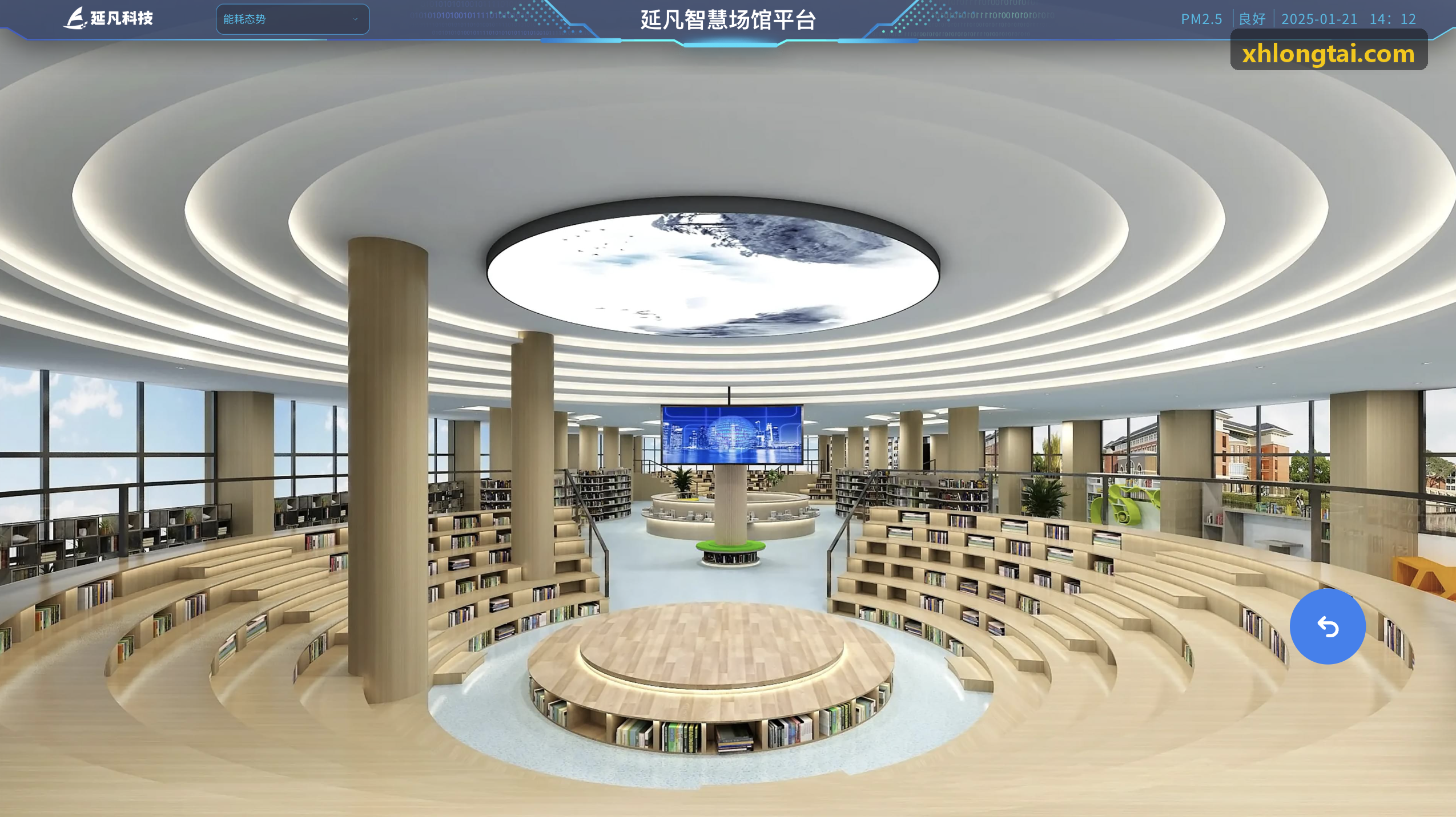 智能体育场馆物联网数据可视化大屏展示